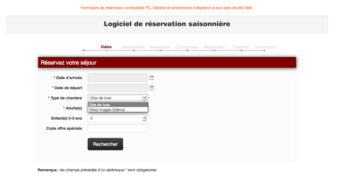  logiciel de reservation